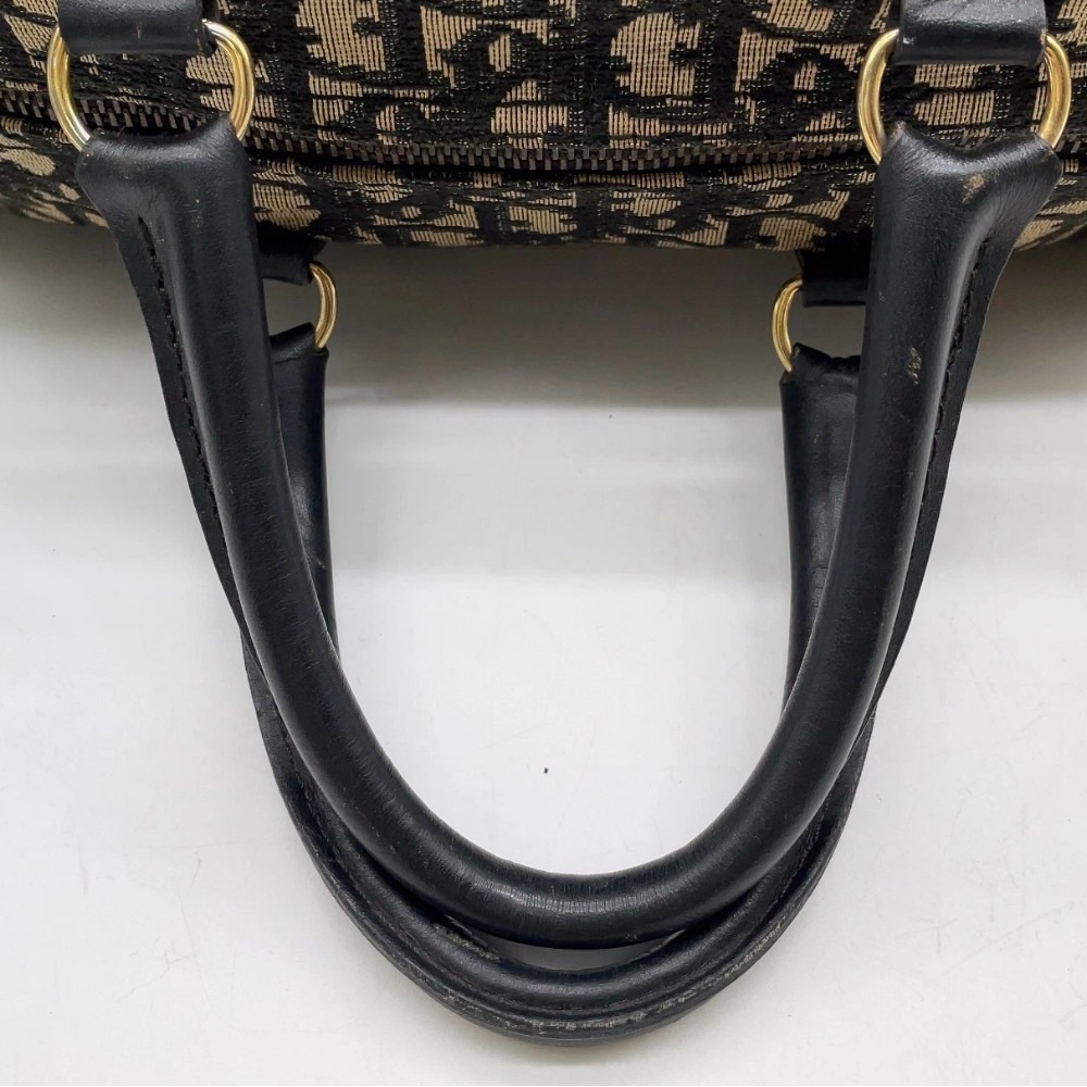 Dior trotter monogram Black and Cream Patterned Travel Bag - Picture 3 of 13
